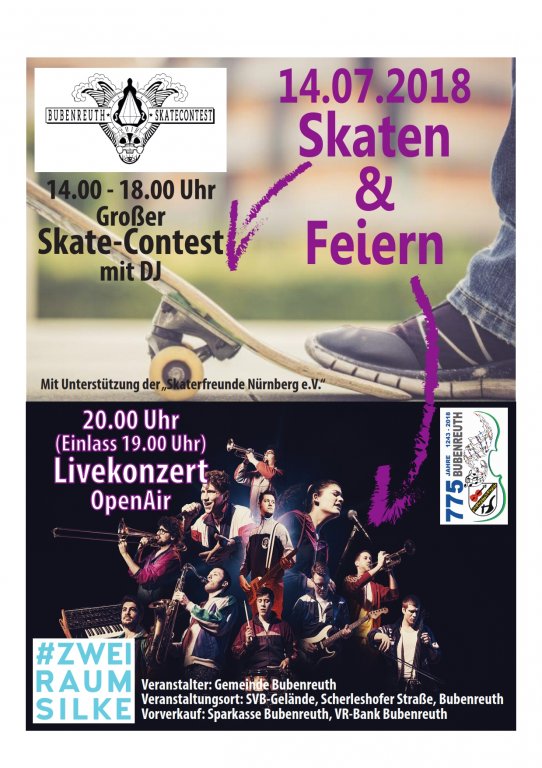 Großer Skate-Contest