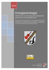 Energiestrategie - Jahresbericht 2019