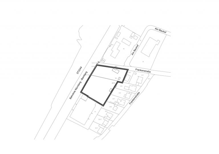 Lageplan des Geltungsbereichs Bebauungsplan Alter Tennisplatz