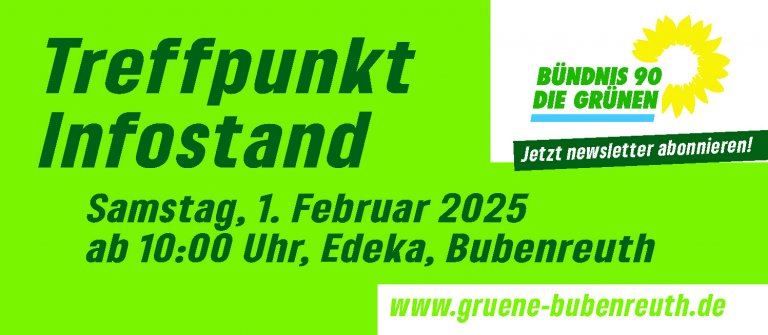 Bündnis 90/Die Grünen_Infostand