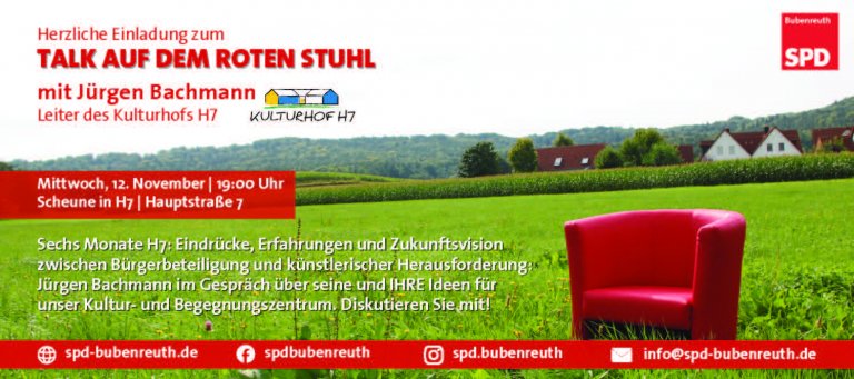 Talk auf dem Roten Stuhl mit Jürgen Bachmann