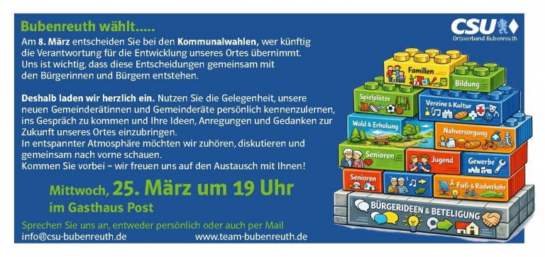 CSU Stammtisch März 2026