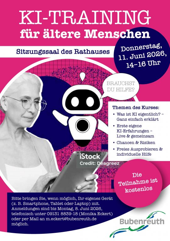 KI-Training für ältere Menschen