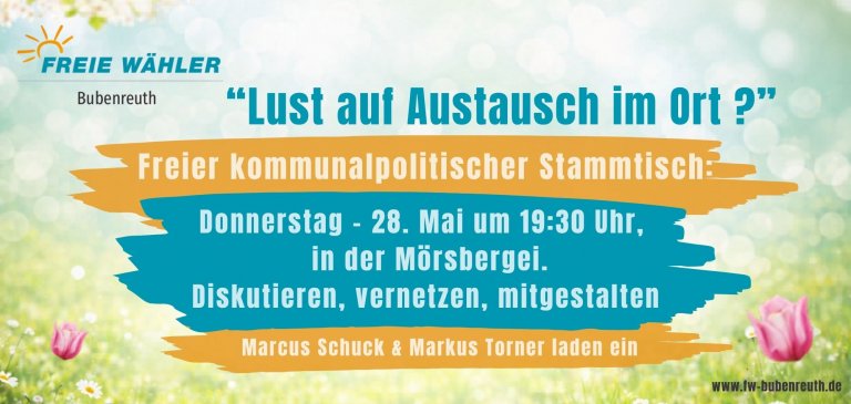 Freier kommunalpolitischer Stammtisch_28052026