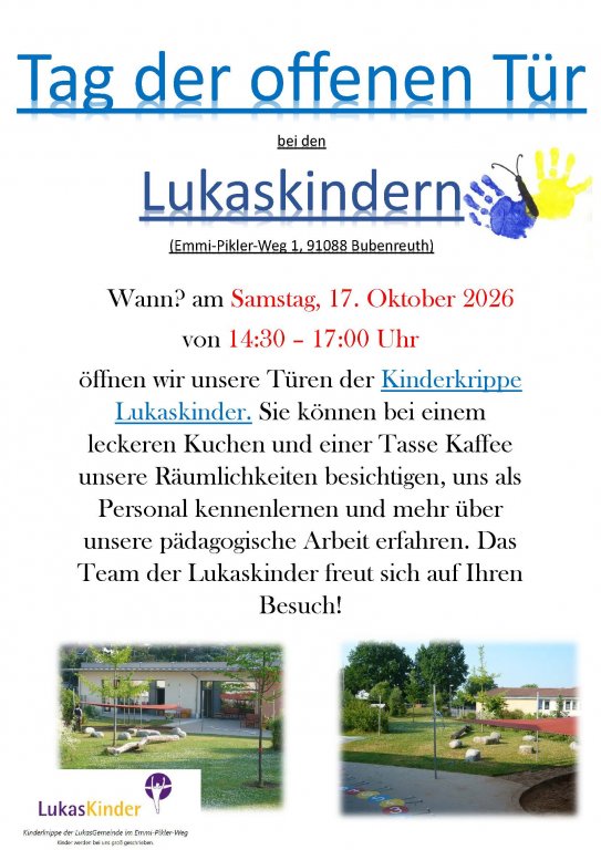 Tag der offenen Tür bei den Lukaskindern
