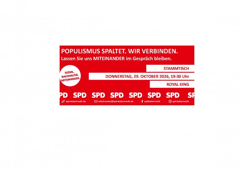 SPD Stammtisch Oktober 2026